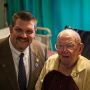 Brother John Smuck Visted by Lodge 43 Worshipful Master